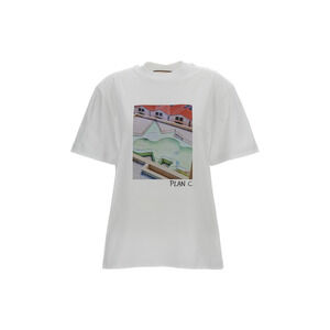 PLAN C Boxy-Fit Crew-Neck T-Shirt